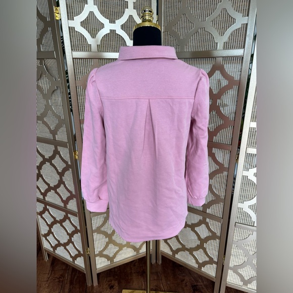 Joules Rosalyn Funnel-Neck Sweatshirt | 4 | Dawn Pink - Picture 7 of 9